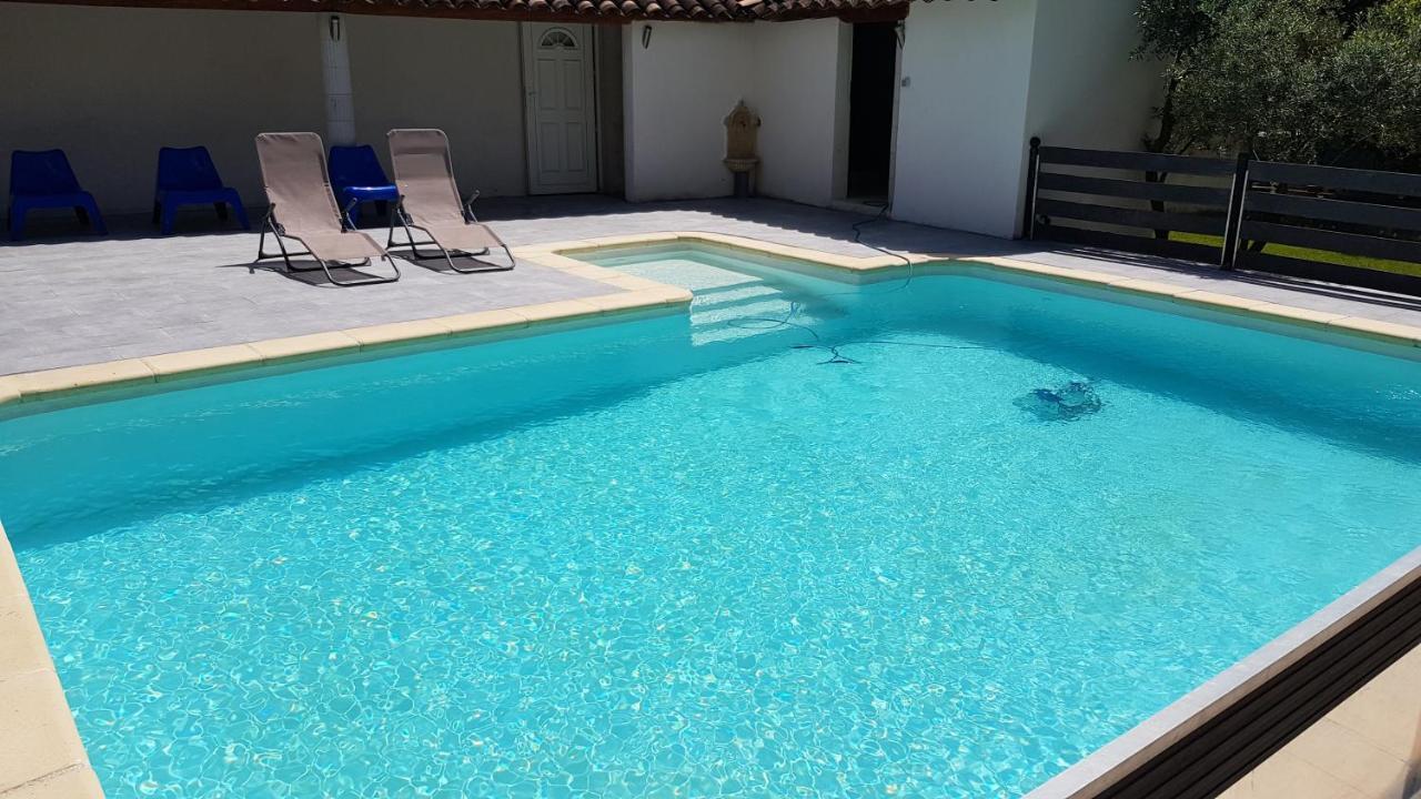 Charmante Maison Climatisee Vedene - Avignon Avec Piscine Exterior foto